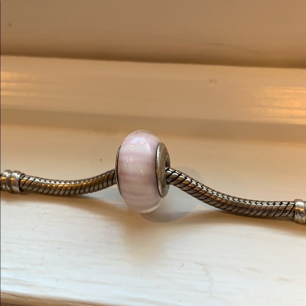 Pink pandora charm